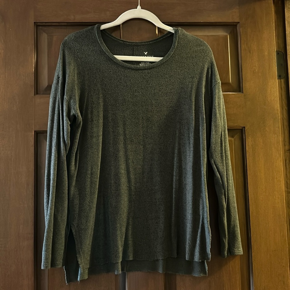 American Eagle dark green sweater